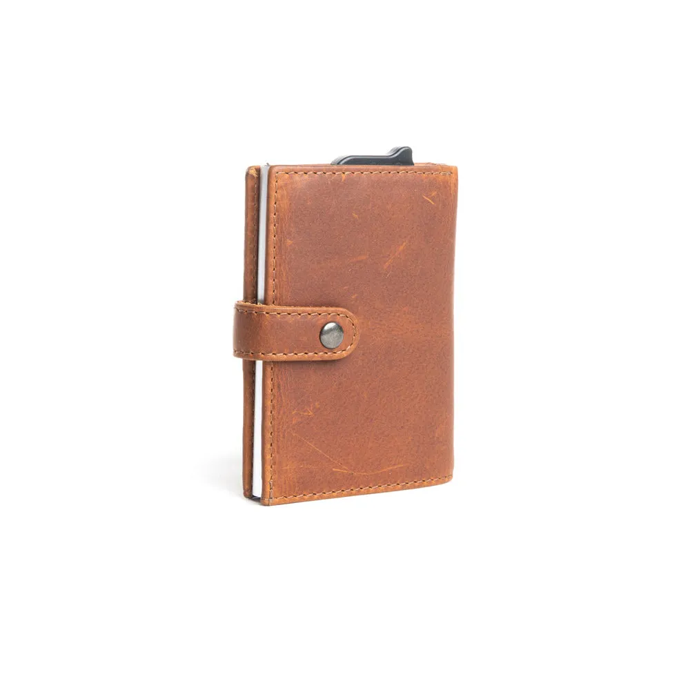 Prairie Sophisticate Compact Wallet in Caramel