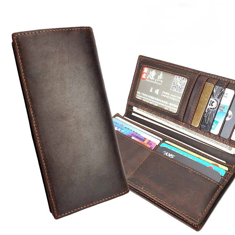 Retro Handmade Me's Leather Wallet 1002