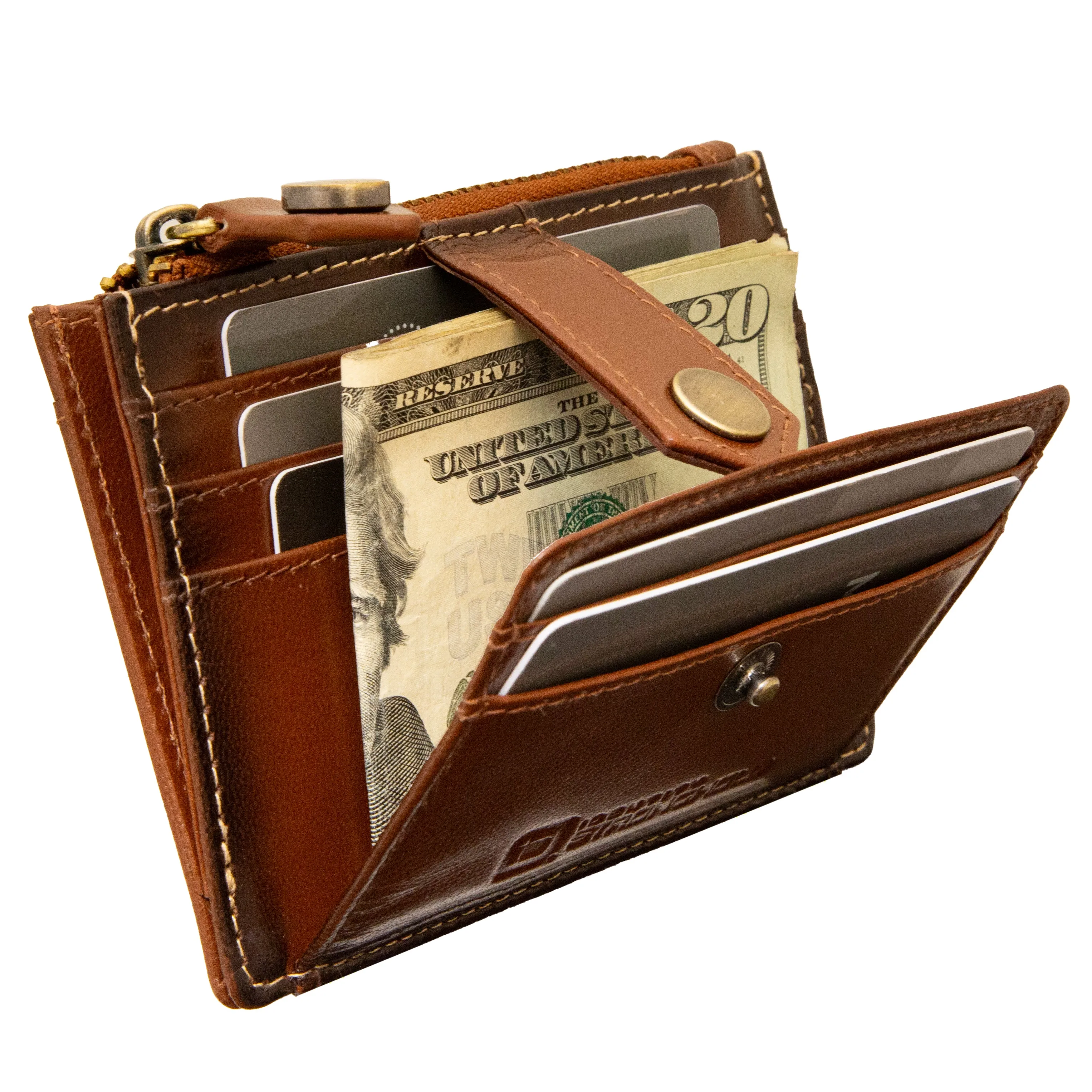 RFID Blocking Money Clip Mini Wallet