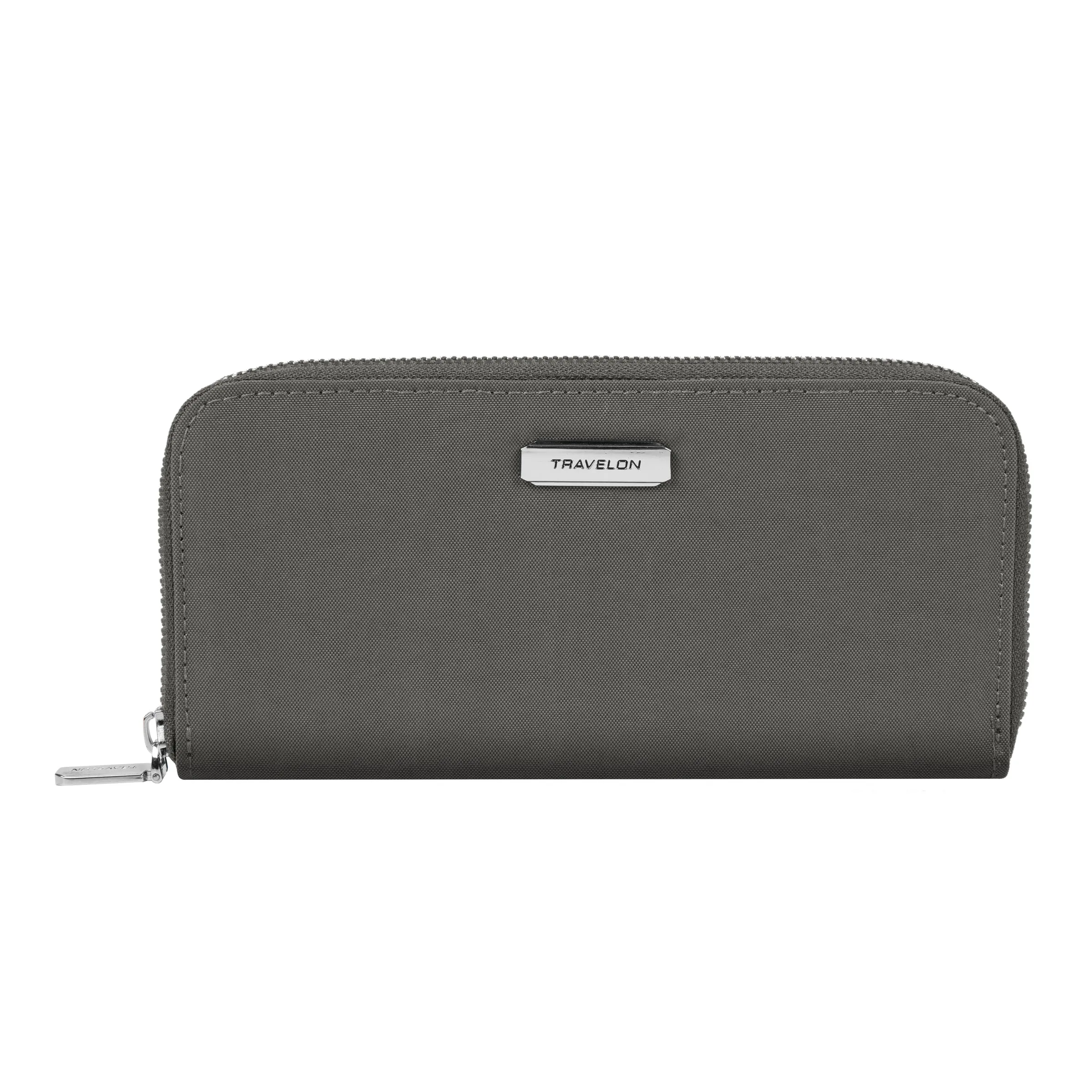 RFID Blocking Single Zip Wallet