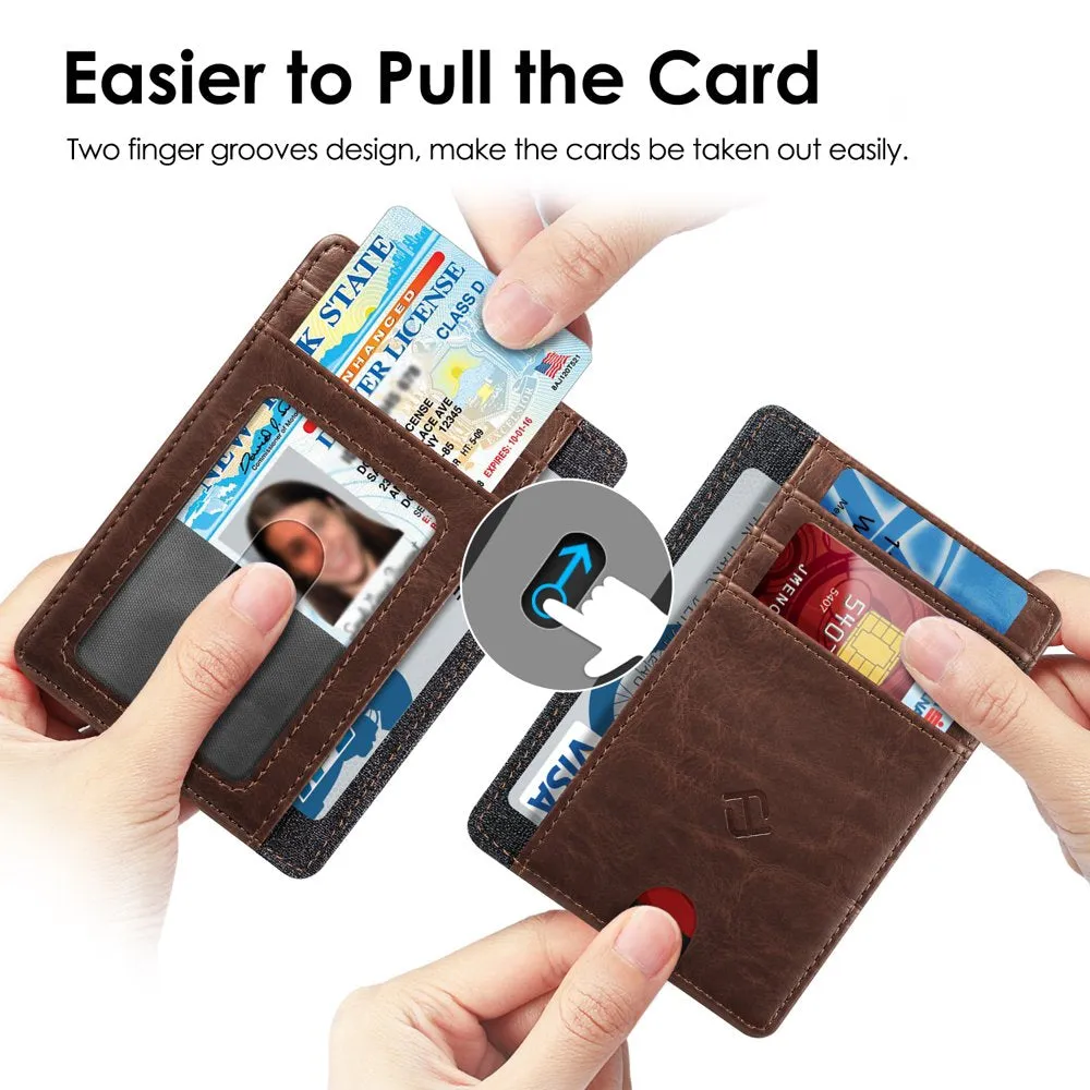 RFID Credit Card Holder Minimalist Card Cases & Money Clip