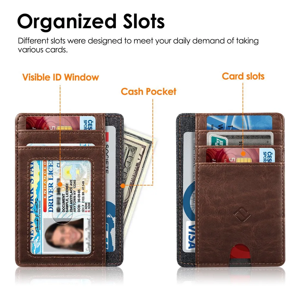 RFID Credit Card Holder Minimalist Card Cases & Money Clip