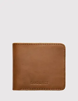 Sandqvist Bill Bi-Fold Wallet (Leather) - Cognac Brown