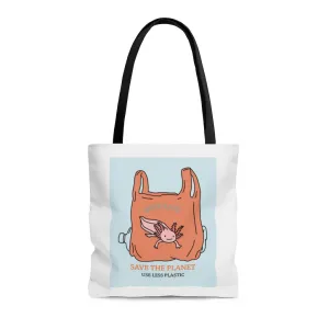 Save Earth Axolotl Edition Shopper Tote Bag Medium