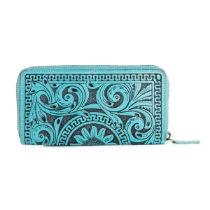 Sunset Valley Wallet in Turquoise