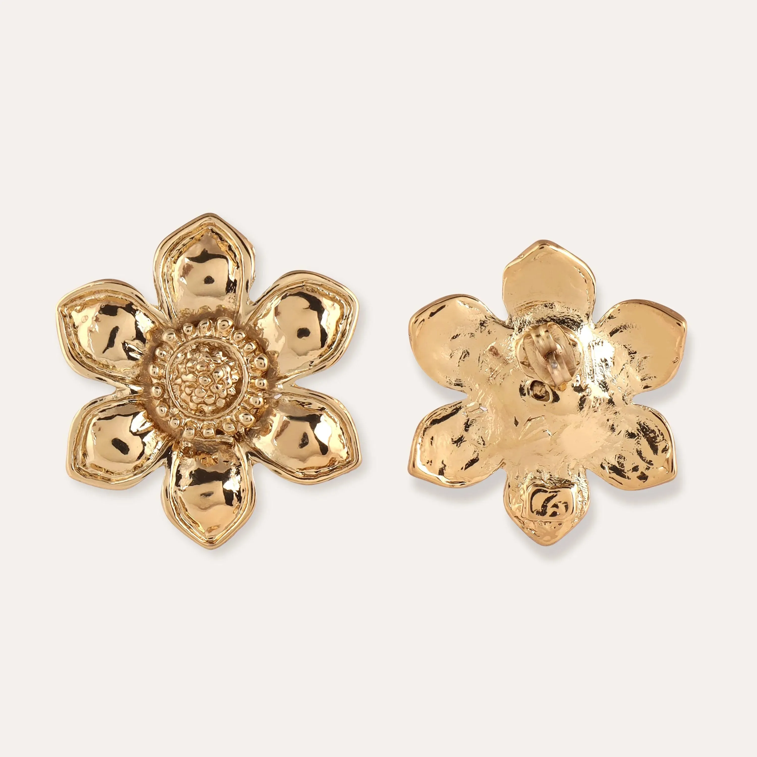 TFC Daisy Darling Gold Plated Stud Earrings