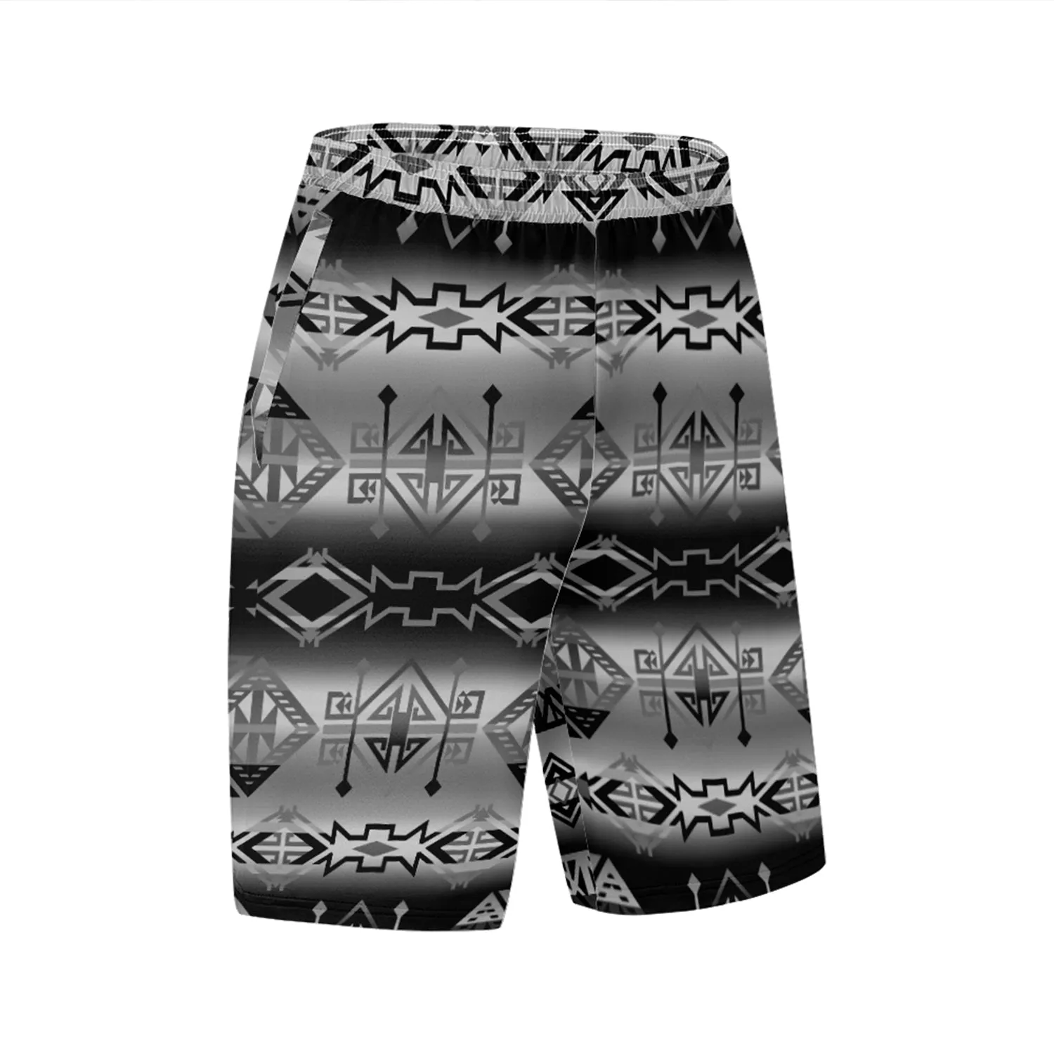 Trade Route Cave Athletic Shorts with Pockets