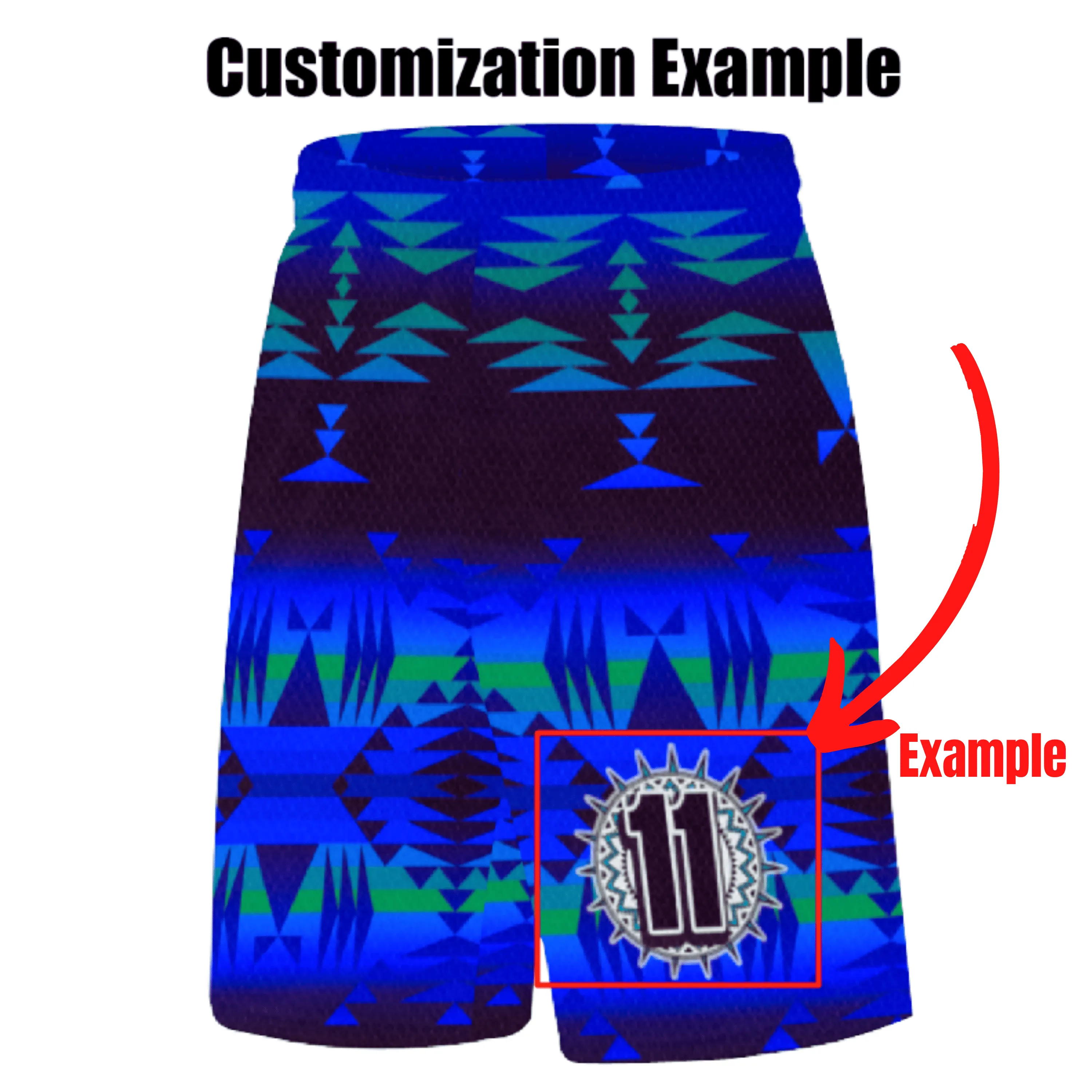 Two Spirit Dance Athletic Shorts with Pockets