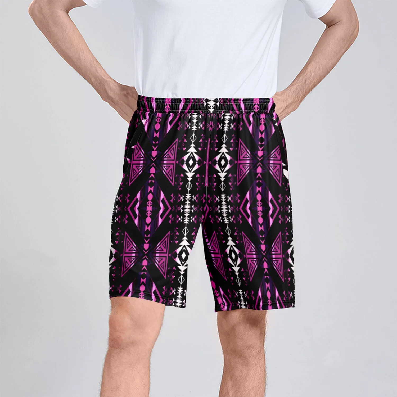 Upstream Expedition Moonlight Shadows Athletic Shorts with Pockets