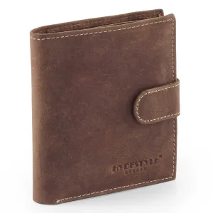 Venator distressed leather vertical tab wallet #GW59