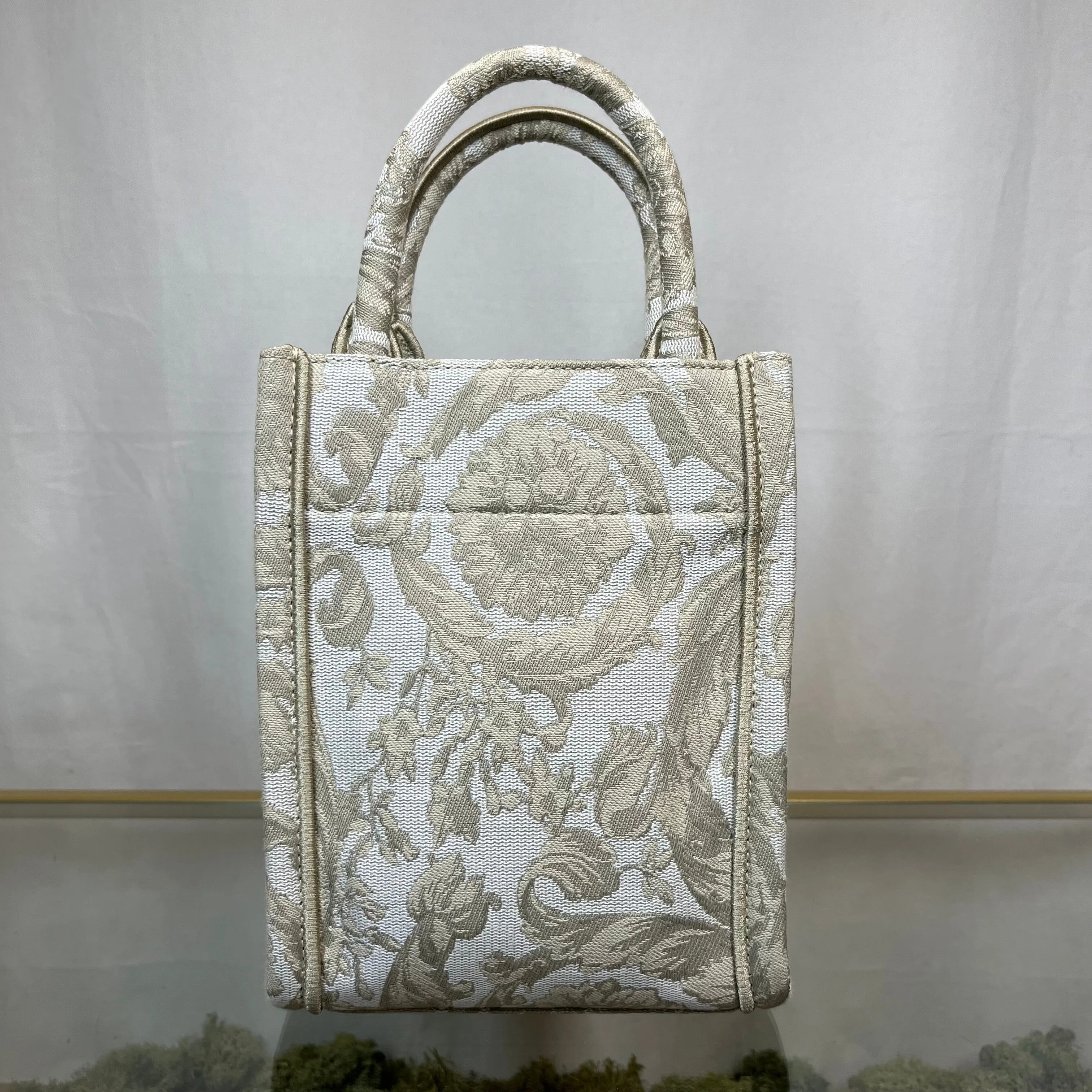 VERSACE Baroque Mini Embroidered Tote TS3722