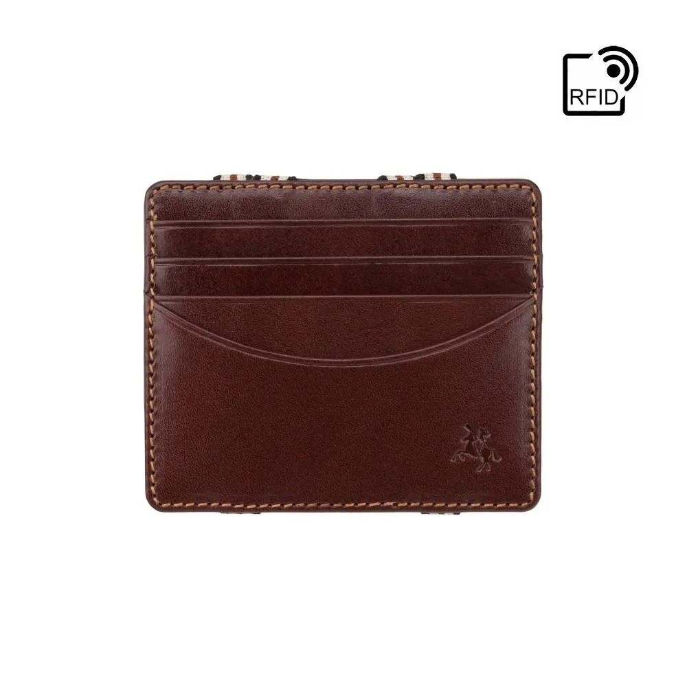 Visconti Magic Milkmans Wallet - Brown/Monza