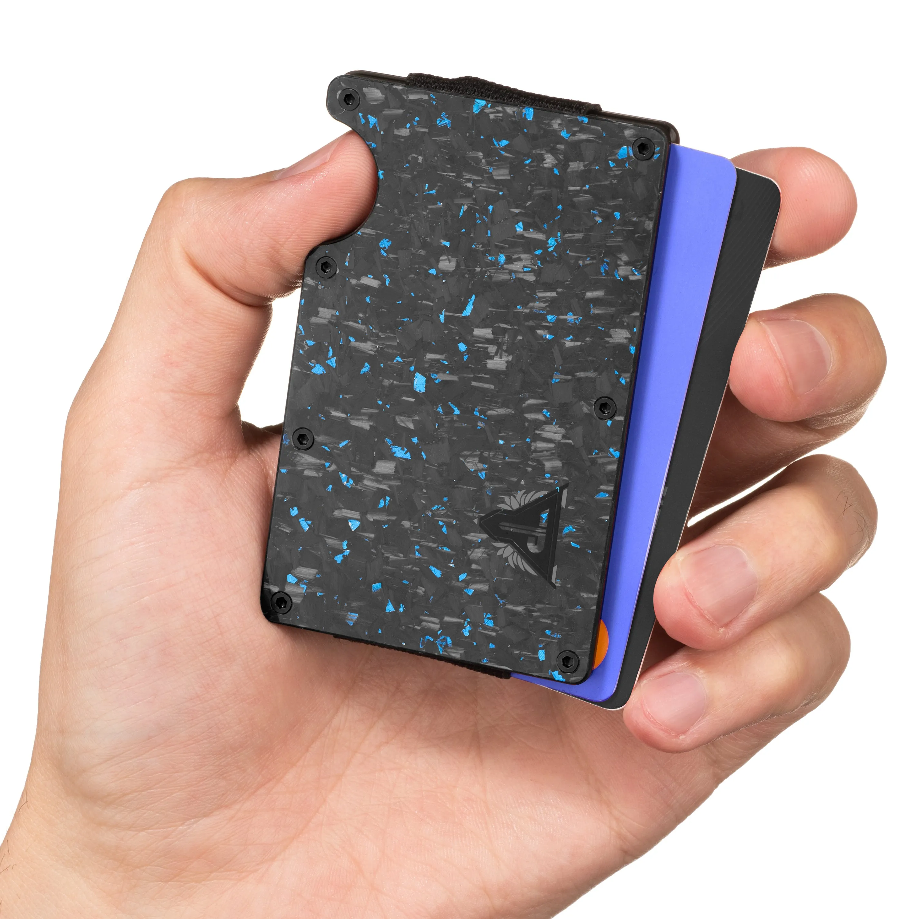 Wallet - Carbon Fiber   Blue