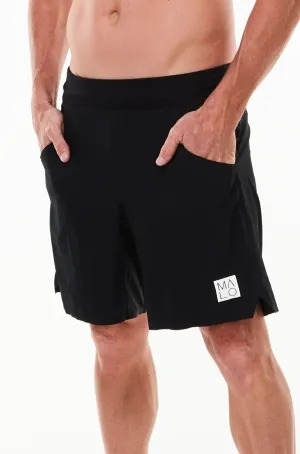 WYN by MALO arvo short (unlined 9.5") - black